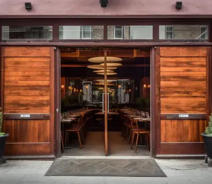 Wooden door