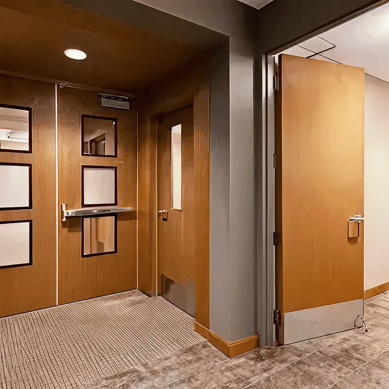 Brown Strong doors