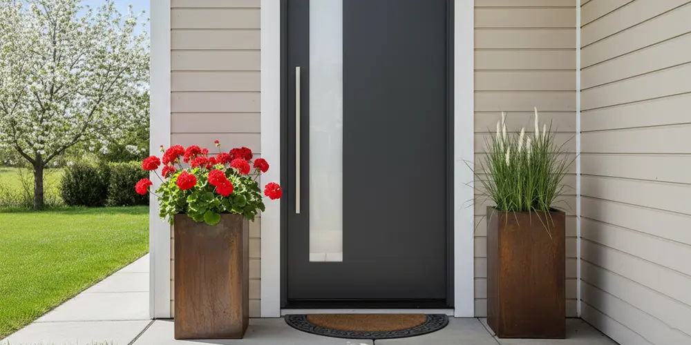 Front Door Remodel Making a Statement