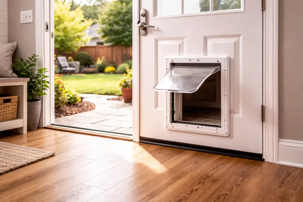 Door with Dog Door Types, Installation and What to Know Before You Buy